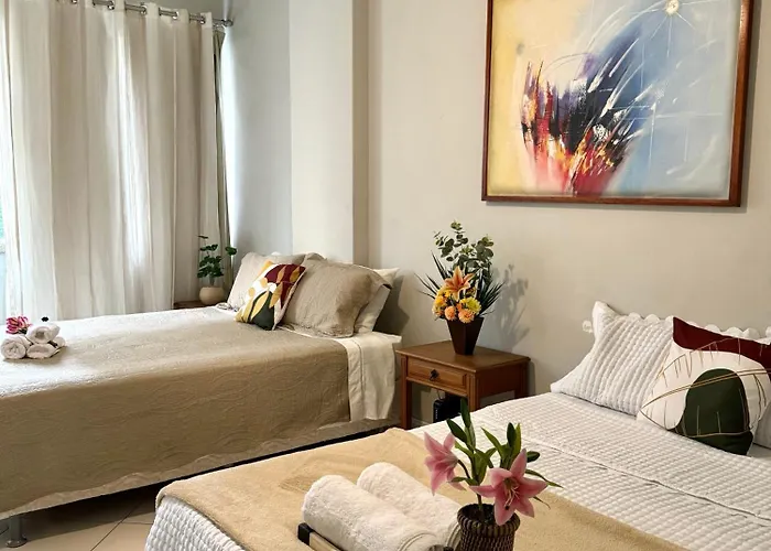 Otimo Apartamento Na Quadra Da Praia Av Nsa C 1137 Ap401